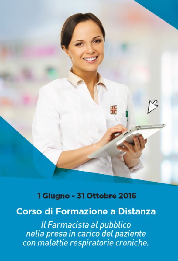Il farmacista al pubblico nella presa in carico del paziente con malattie respiratorie croniche