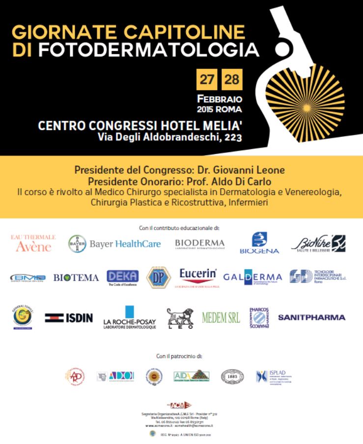 Giornate Capitoline di Fotodermatologia