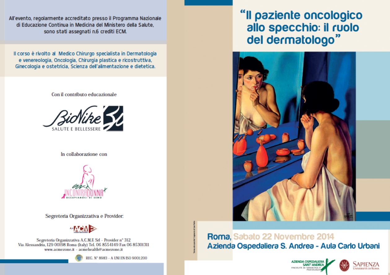 Il paziente oncologico allo specchio: il ruolo del dermatologo