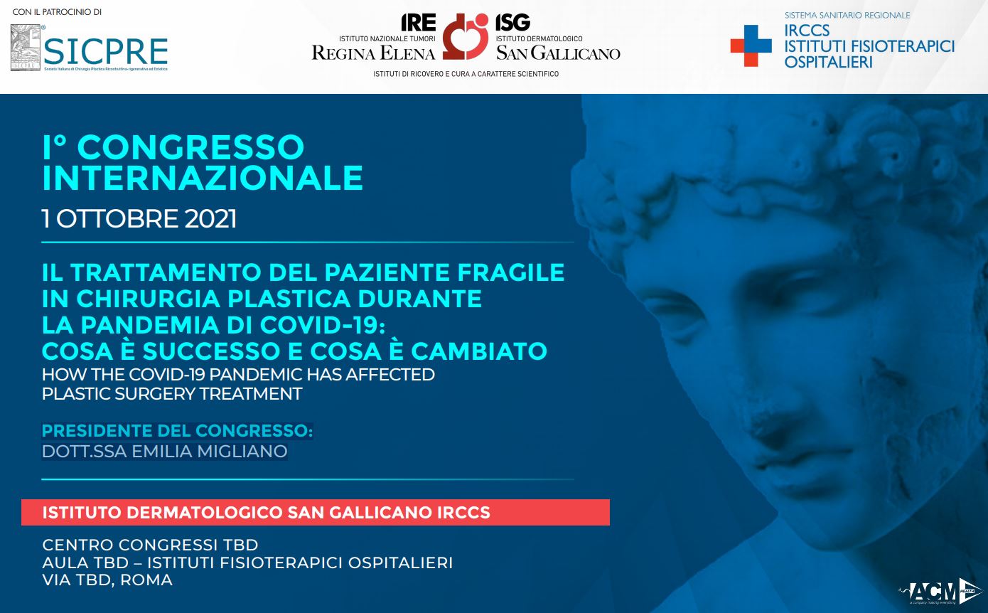 IL TRATTAMENTO DEL PAZIENTE FRAGILEIN CHIRURGIA PLASTICA DURANTELA PANDEMIA DI COVID-19:COSA È SUCCESSO E COSA È CAMBIATO