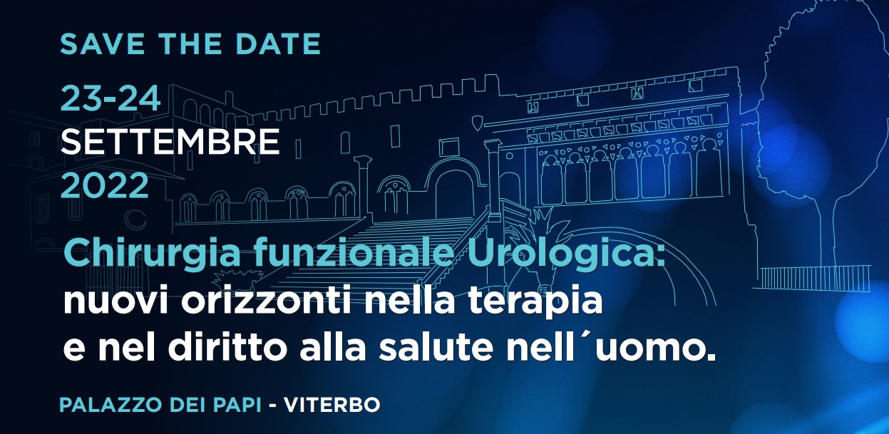 Chirurgia funzionale Urologica:  nuovi orizzonti nella terapia  e nel diritto alla salute nell´uomo.